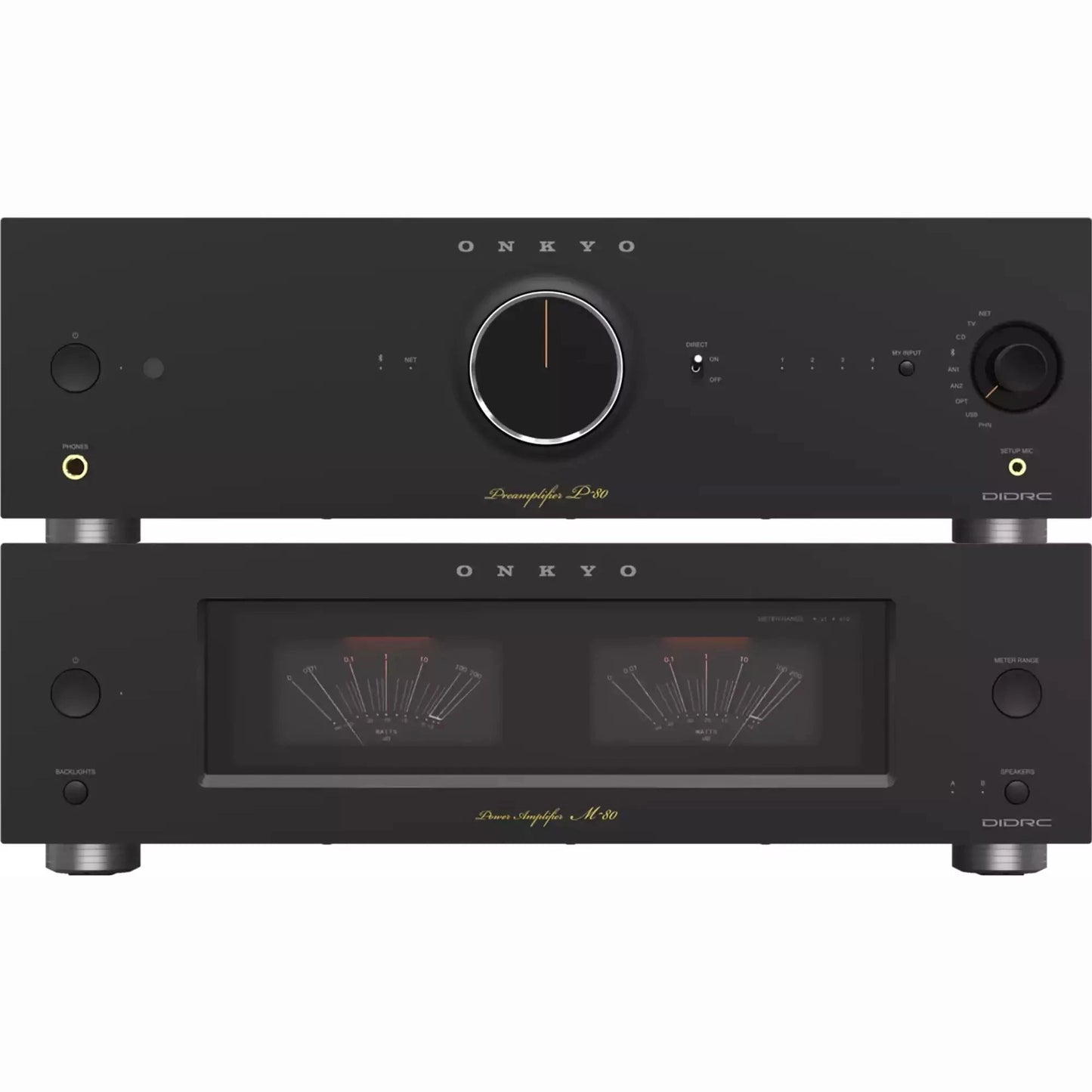 Onkyo P-80 + Onkyo M-80 - open doos 
