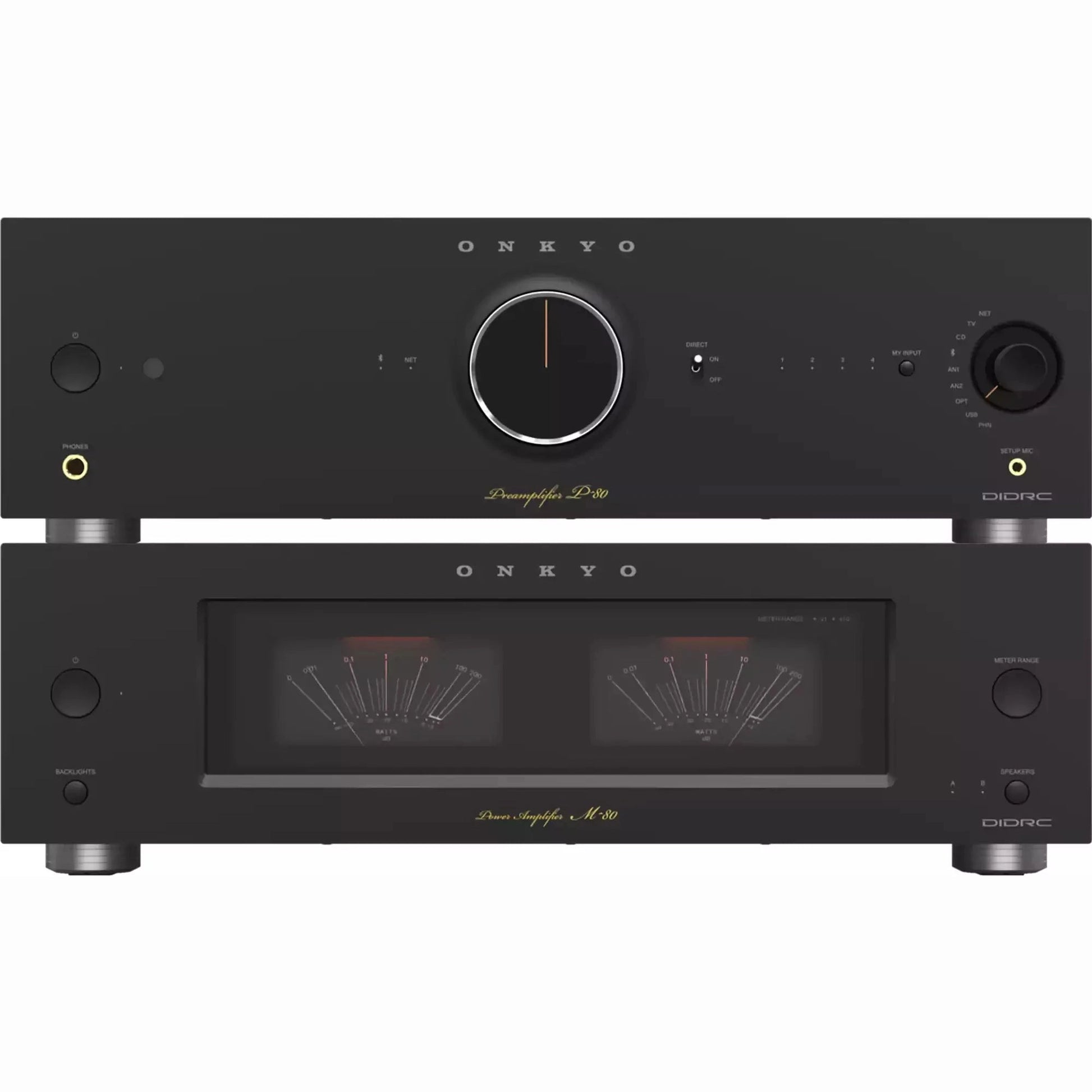 Onkyo P-80 + Onkyo M-80 - open doos 